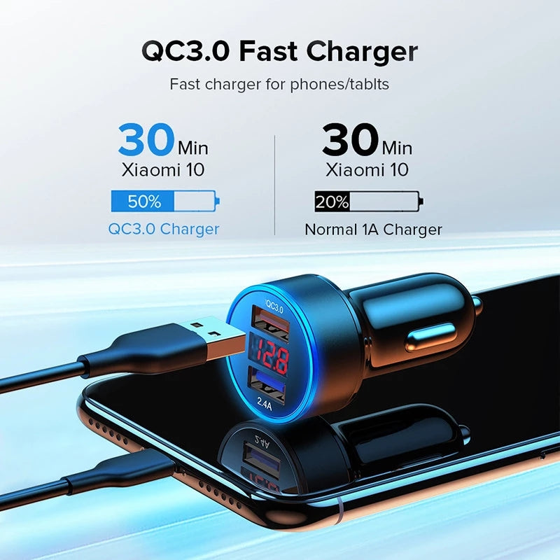 Car Chargers 2 Ports Fast Charging - Shopiffi