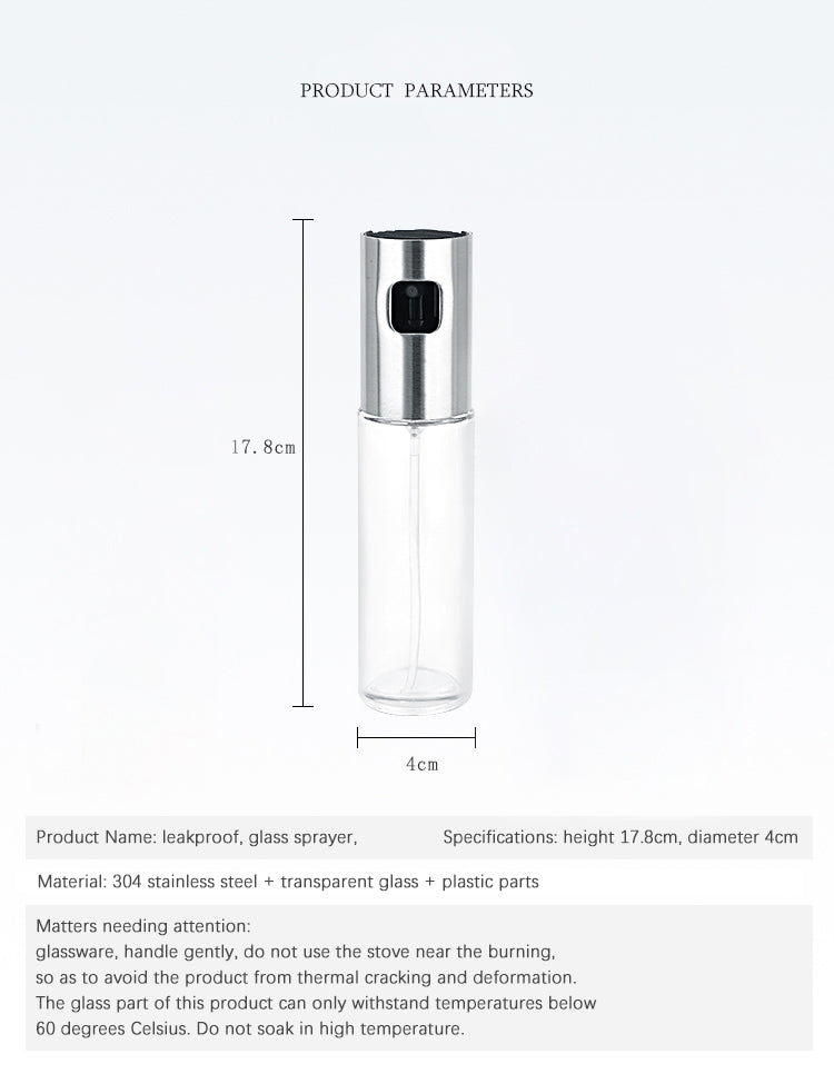 Kitchen Olive Oil Sprayer Bottle - Shopiffi