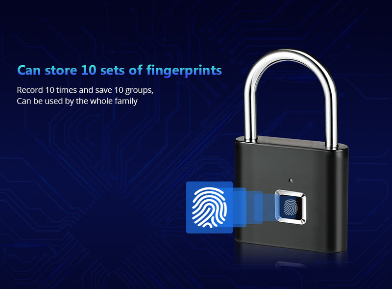 USB Charging Fingerprint Lock - Shopiffi