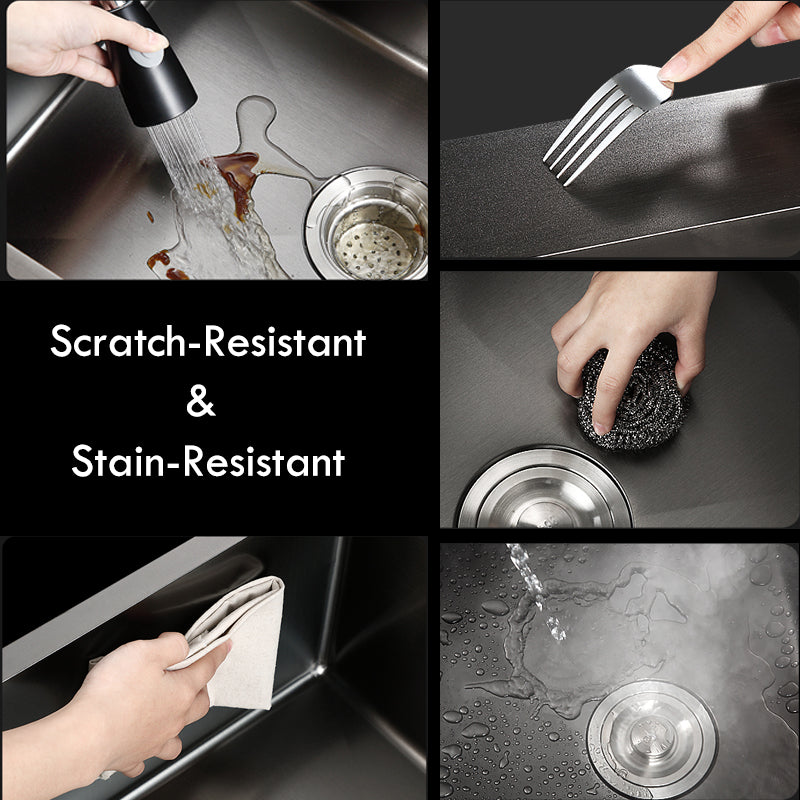 Stainless Steel Kitchen Sink Top mount - Shopiffi