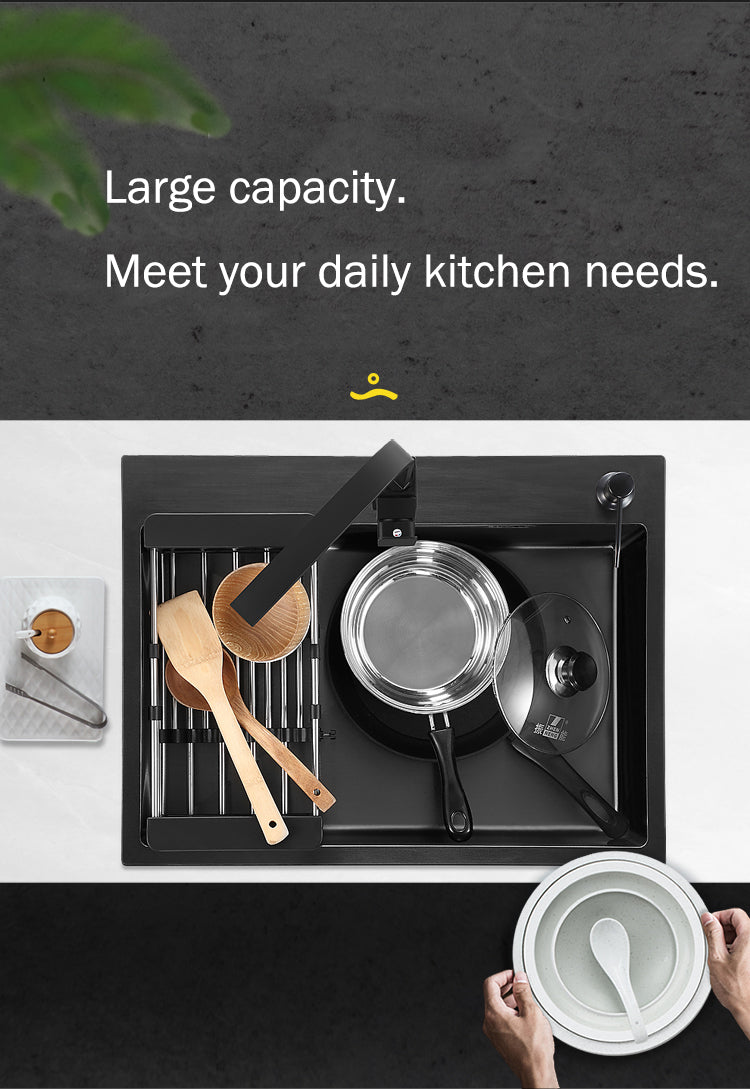 Stainless Steel Kitchen Sink Top mount - Shopiffi