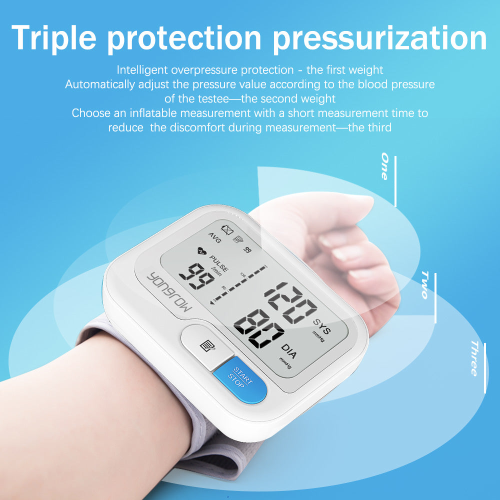 Digital Wrist Blood Pressure Monitor - Shopiffi