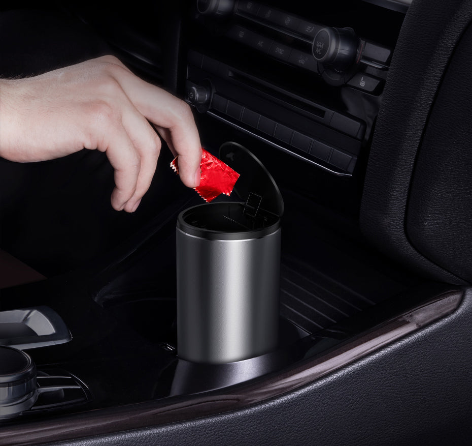 Baseus Alloy Car Trash Can - Shopiffi