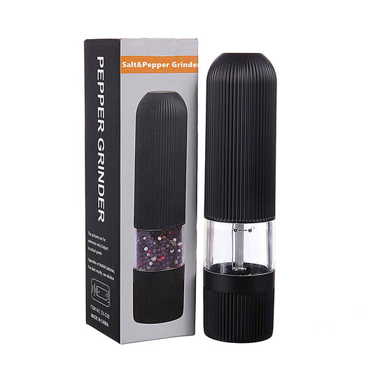 Black Electric Salt Pepper Mill Set - Shopiffi