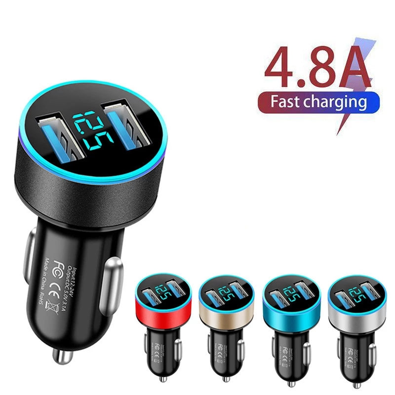 Car Chargers 2 Ports Fast Charging - Shopiffi