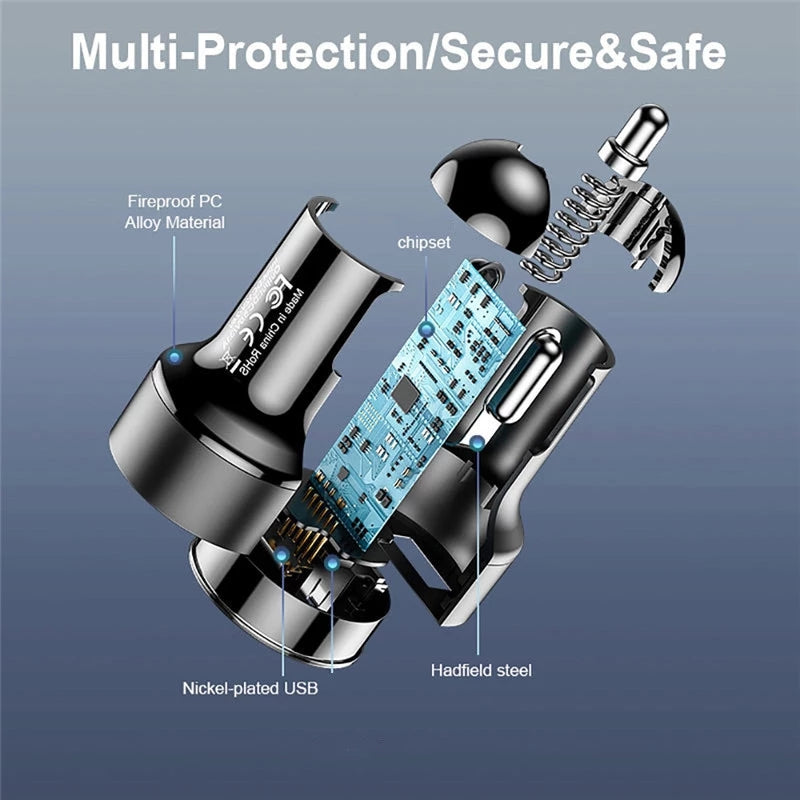 Car Chargers 2 Ports Fast Charging - Shopiffi