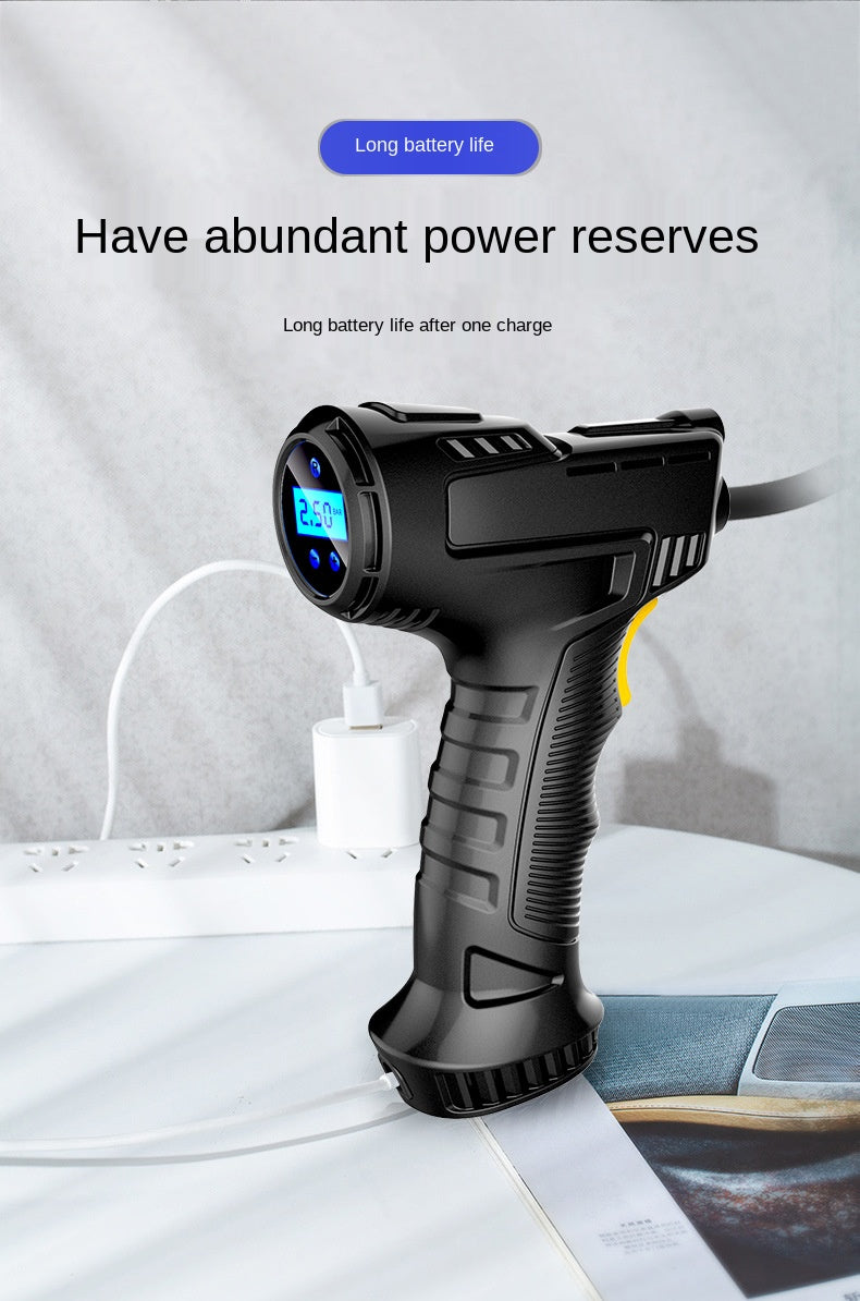 Car Air Compressor 120W Rechargeable - Shopiffi