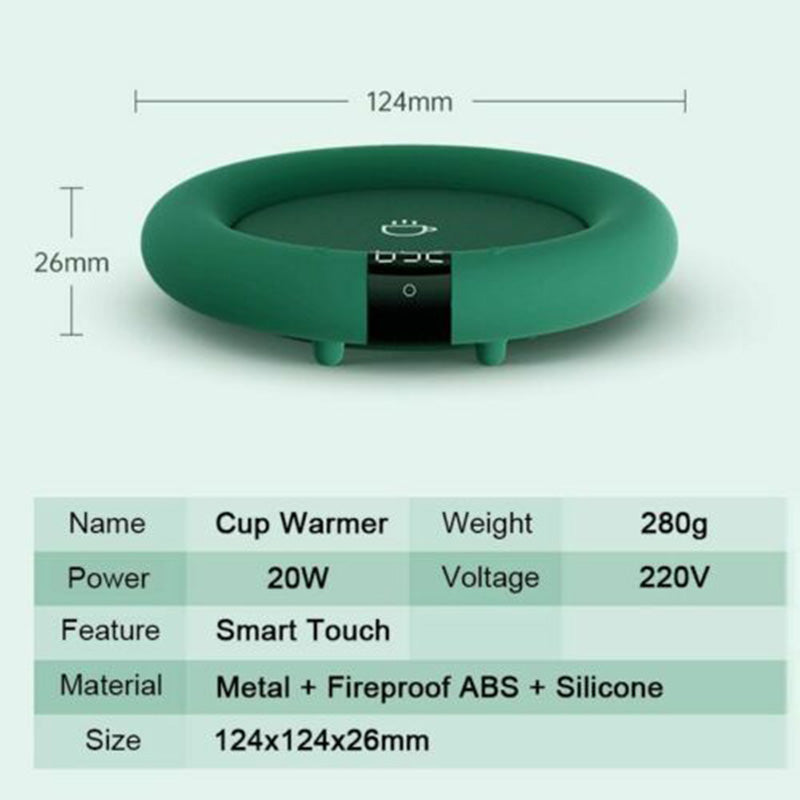 220V Cup Warmer Desktop Heating Coaster - Shopiffi
